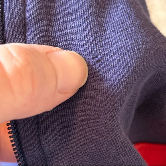Little English Boy's Size 8 Hastings Half-Zip Red Navy Blue Pullover Colorblock - Picture 5 of 5